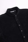 Arniko Durga Winter Cord Shirt Black Unisex Bio-Baumwolle schwarz