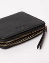 O MY BAG Robbie Wallet Soft Grain Leather Black Schwarz