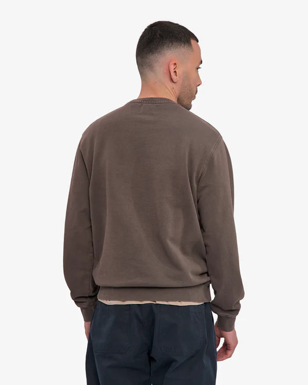 Colorful standard Classic Organic Crew Sweatshirt Faded Mud Unisex braun