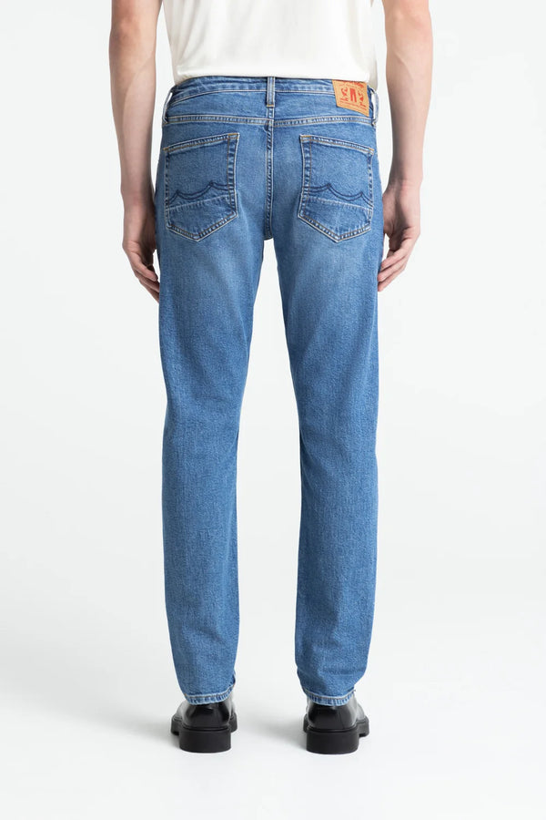 Kings Of Indigo Chales Sander Mid Used Blue Jeans Herren Five Pocket blau