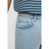 Revolution Loose Fit Jeans 5 Pocket Hose Herren hellblau Detail