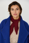 SKFK Bera Scarf Burgundy Unisex GOTS Baumwolle rotbraun