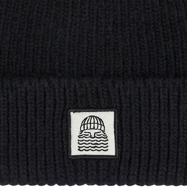 Bask In The Sun To The Sea Beanie Carbon Unisex grau