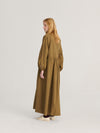 Bobo Choses Poplin Elastic Waist Dress Khaki Damen Maxi Kleis khaki