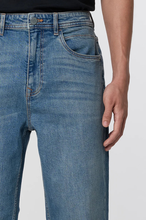 Dawn Vega Relaxed Denim Jeans Vintage Blue Hose Herren