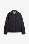 Elvine Bernt Black Nylon Stretch Jacke Herren schwarz