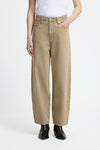 Kings Of Indigo Leila Dark Beige Damen Jeans Hose beige