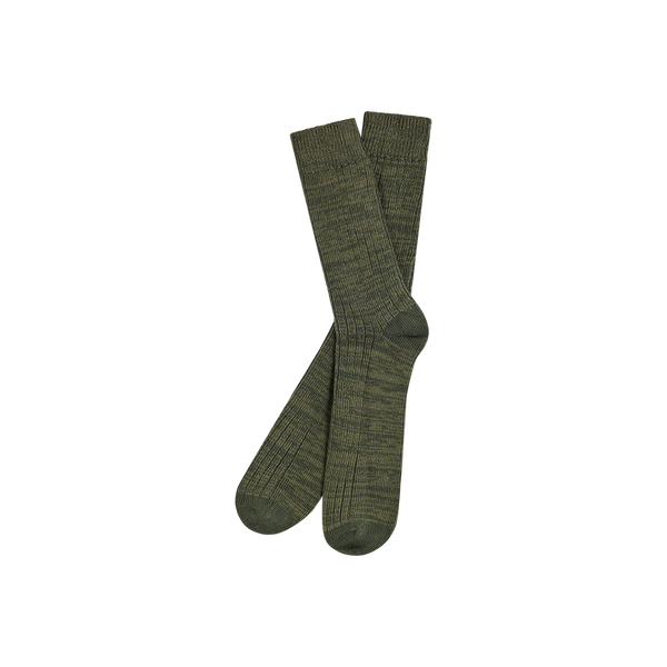 Bask in the Sun Txalupa Sock Moss Unisex Bio Baumwolle grün