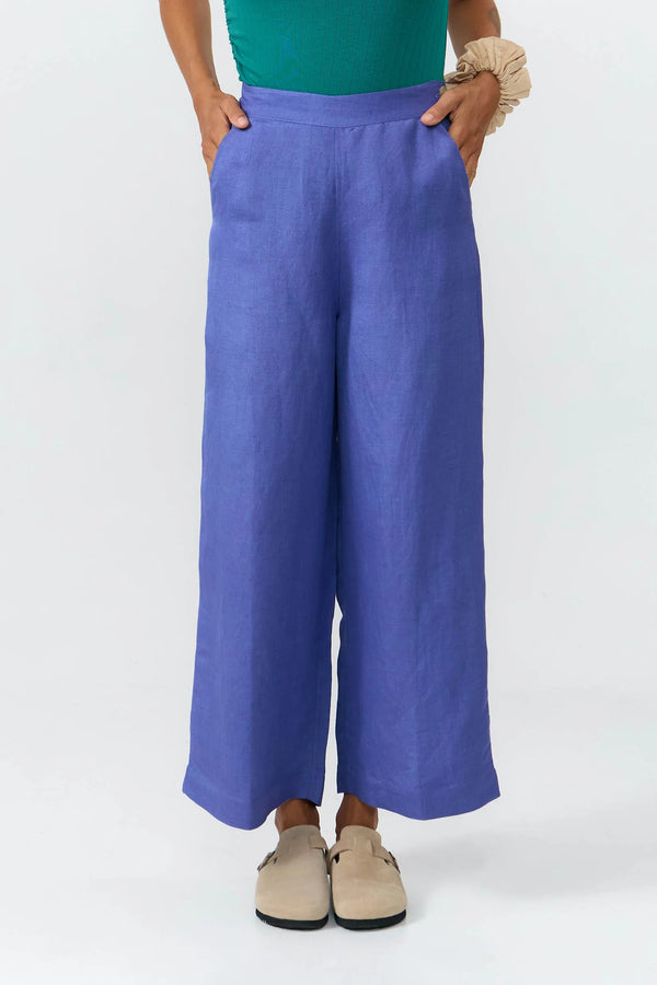 Suite 13 Mid Blue Hatta Pants Hose Damen blau