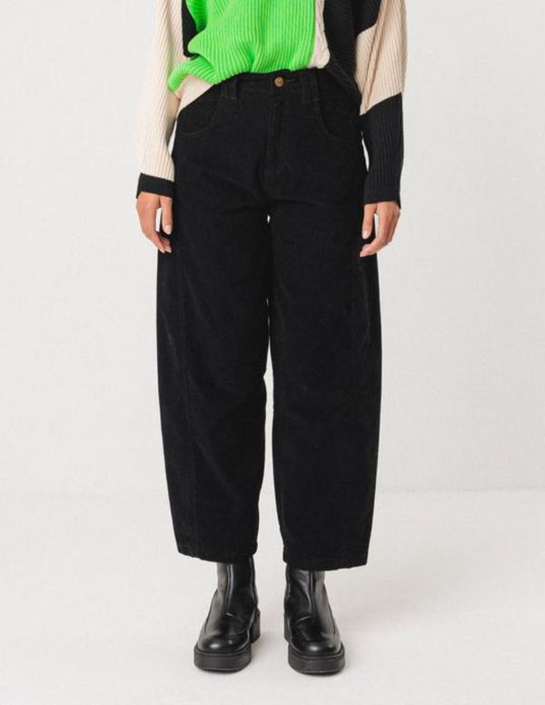 SKFK Narkue Trouser Damen Cord Hose schwarz