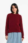 Suite13Lab Babol Jumper Brick Damen Sweater Strickpullover rotbraun