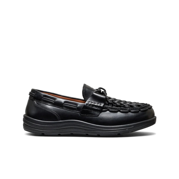 KEEN UNEEK Loafer Nocturnal Black Leder Schuhe Damen schwarz