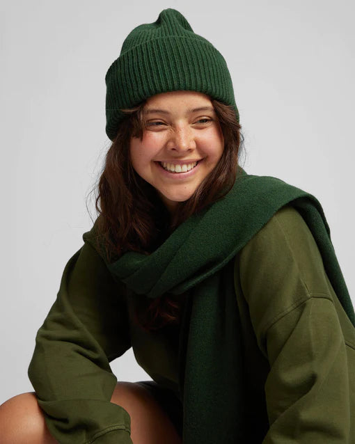 Colorful Standard Merino Wool Schal Damen Burned Yellow gelb