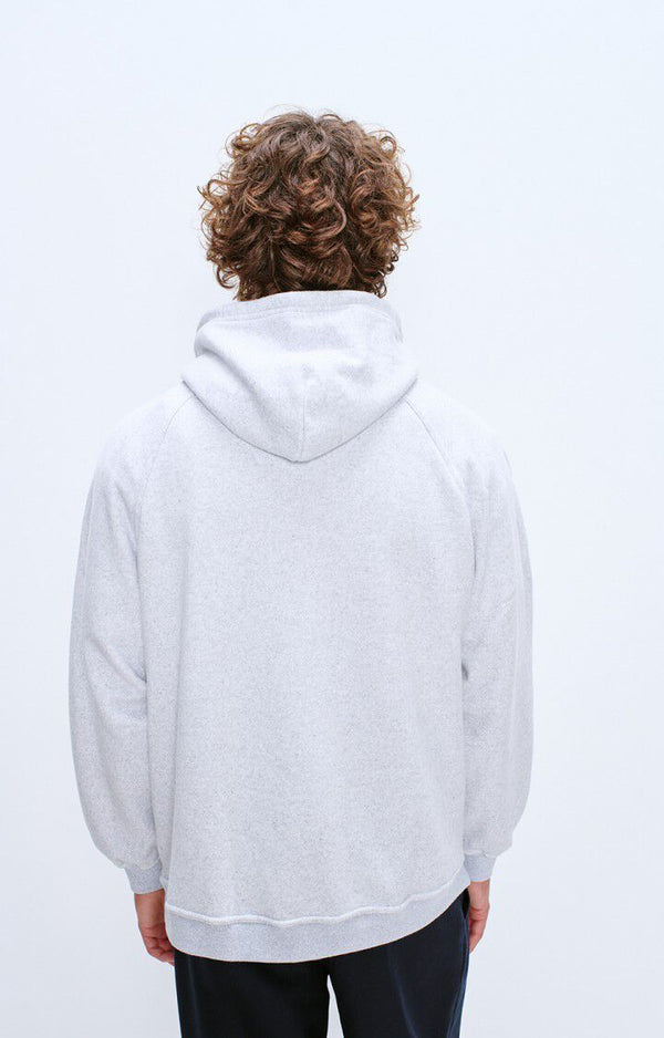 American Vintage Baptown Kapuzenpullover Herren grau meliert