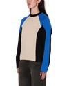 Obey Angie Crew Sweater Damen Colorblock Pullover cream multi
