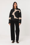SKFK Aitza Sweater Alpaca Knit Damen Strick Pullover schwarz