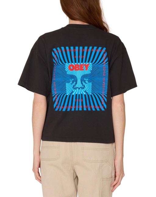 Obey Disinformation Resistance T-Shirt Damen schwarz