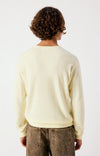 American Vintage Ouity Limonade Chine Strickpullover Herren gelb