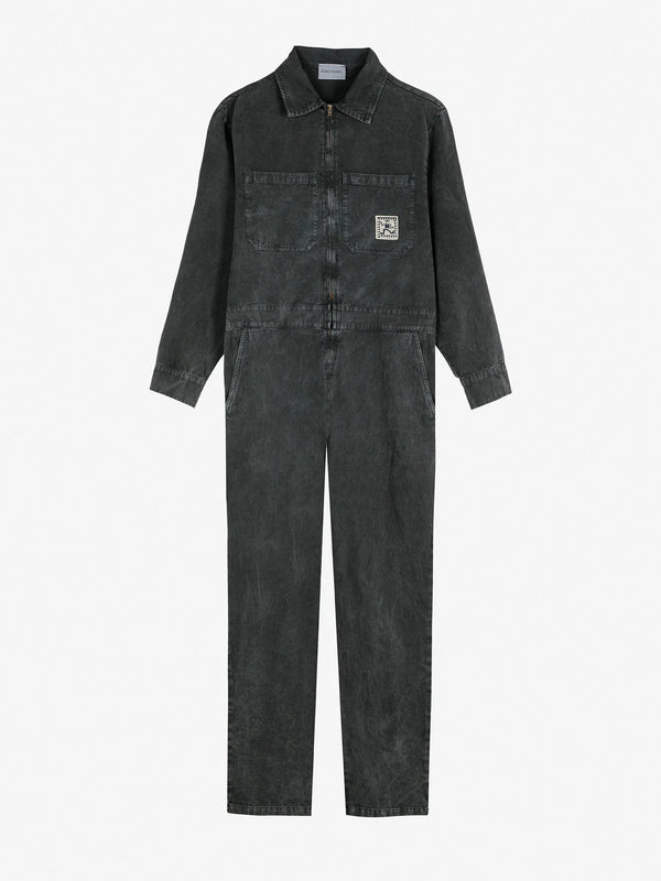 Bobo Choses Denim‑Jumpsuit mit Reißverschluss Damen schwarz