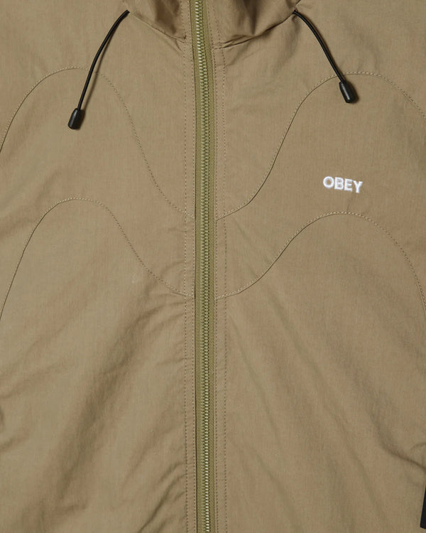 Obey Sota Shell Mermaid Jacke Herren hellbraun
