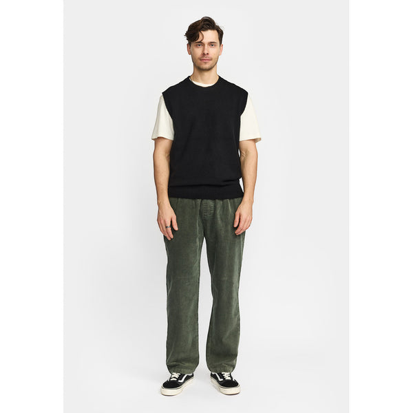 Revolution Knit Vest Black Strickpullunder Herren schwarz