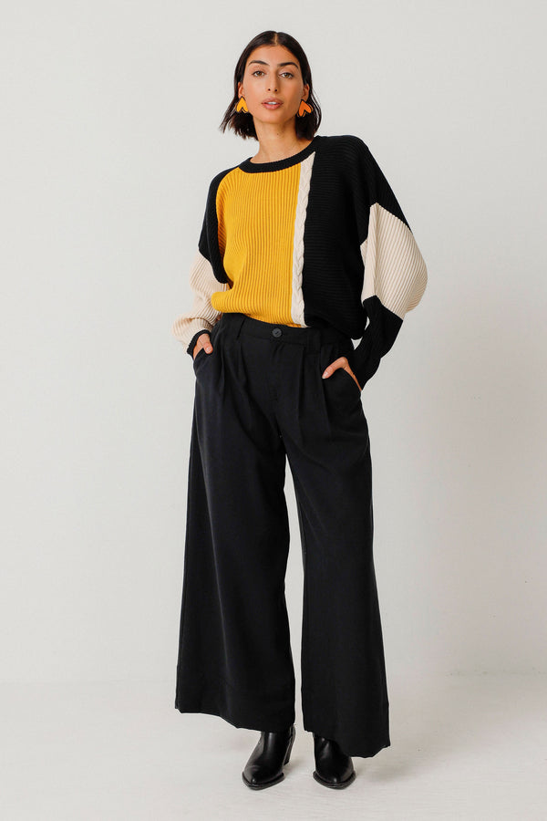 SKFK Nia Ankle Trouser Damen Hose schwarz