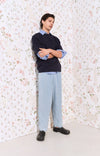 American Vintage Blue Snow Paybou Hose Herren hellblau