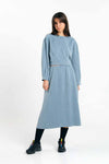 Suite13Lab Sintra Blouse Blue Gray Damen Bluse Lyocell graublau