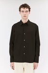 Elvine Ossian Poplin Deep Olive Herren Hemd oliv