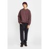 Revolution Printed Crewneck Dustpurple Everyday Heroes Pullover Herren bordeaux