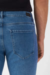 Dawn Regular Straight Denim Classic Jeans Medium Blue Hose Herren