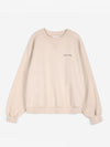 Bobo Choses Hug Me Sweatshirt Relaxed Fit Damen beige