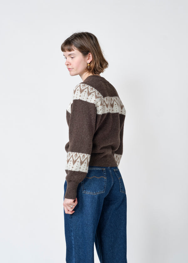 Klitmøller Miller Knit Taupe Damen Strickpullover Merino braun beige