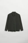 Elvine Ossian Shirt Tencel Hemd Black Herren schwarz