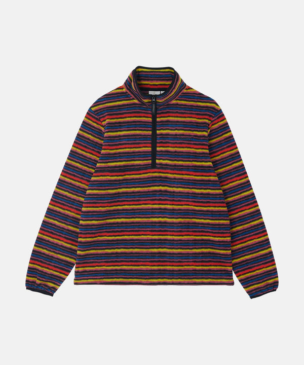 Gramicci Thermal Fleece Pullover Multi Stripe Herren Quarter Zip multi