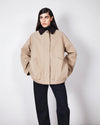 Brixtol Textiles Davonna Padded Khaki Damen Jacke Wasserabweisend khaki