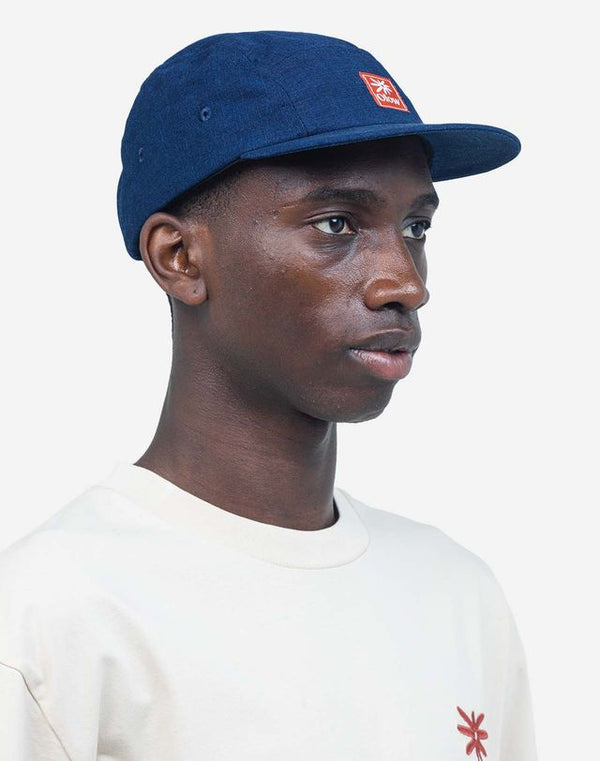Olow Casquete Five Panel Signature Flower Bleu Cap Unisex blau