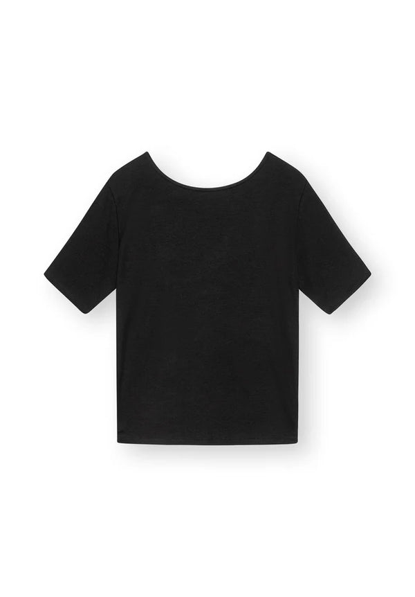 Lovjoi Arnelia T-Shirt Black Viskose Damen schwarz