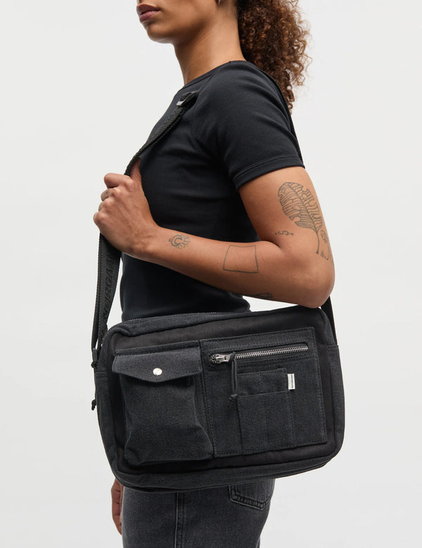 Mads Nørgaard Black Copo Denim Cappa Bag Tasche schwarz
