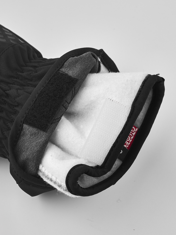 Hestra Hajka Fausthandschuh Handschuh unisex schwarz