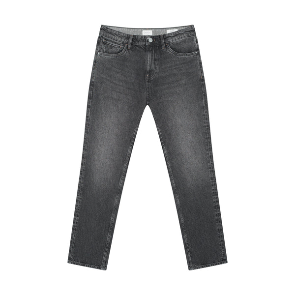 Dawn Dusk Black Denim Regular Straight Classic Jeans