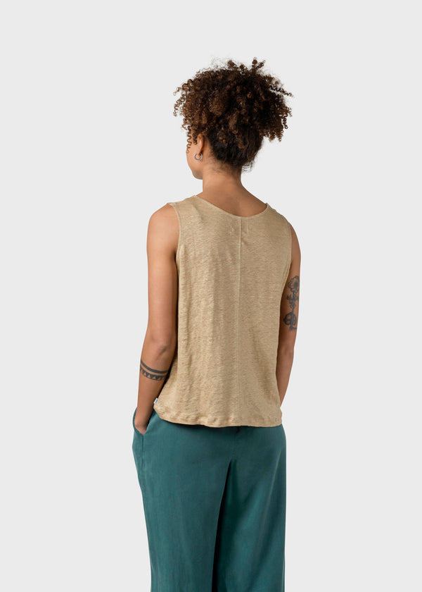 Klitmøller Dee Top Damen Trägershirt pastell sand