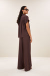By-Bar Barley Tan Stripe Blouse Damen Bluse braun