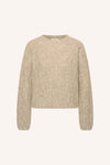 By-Bar Lora Pullover Chalk Damen Alpaka Wolle beige