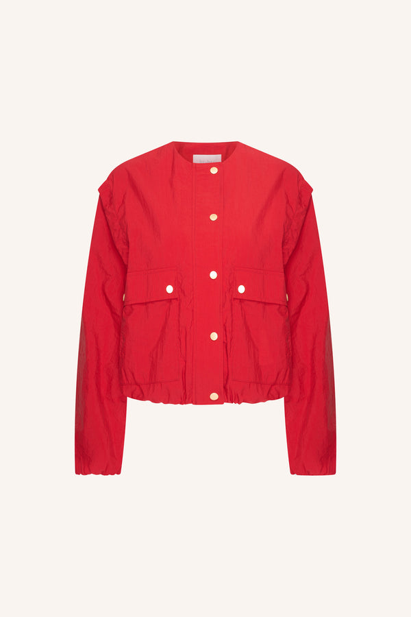 By-Bar Maggie Zip Jacket Jacke rot