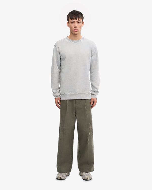 Colorful Standard Classic Organic Crew Sweatshirt Faded Grey Herren grau