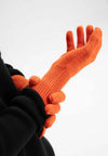 MELA Unisex Strick Handschuhe RISHI Orange Brick