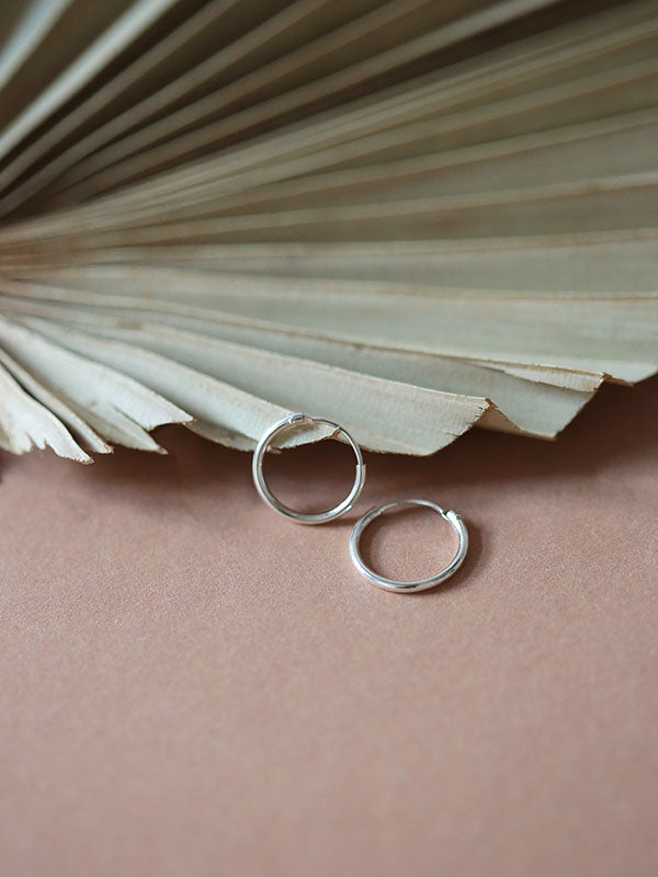 Pikfine Creolen Silber 13 mm