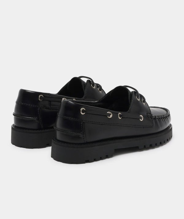 Garment Project Ollie Boat Shoe Schuhe Damen schwarz