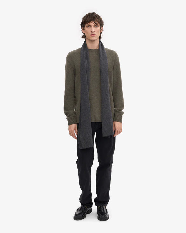 Colorful Standard Merino Wool Schal Lava Grey Damen grau